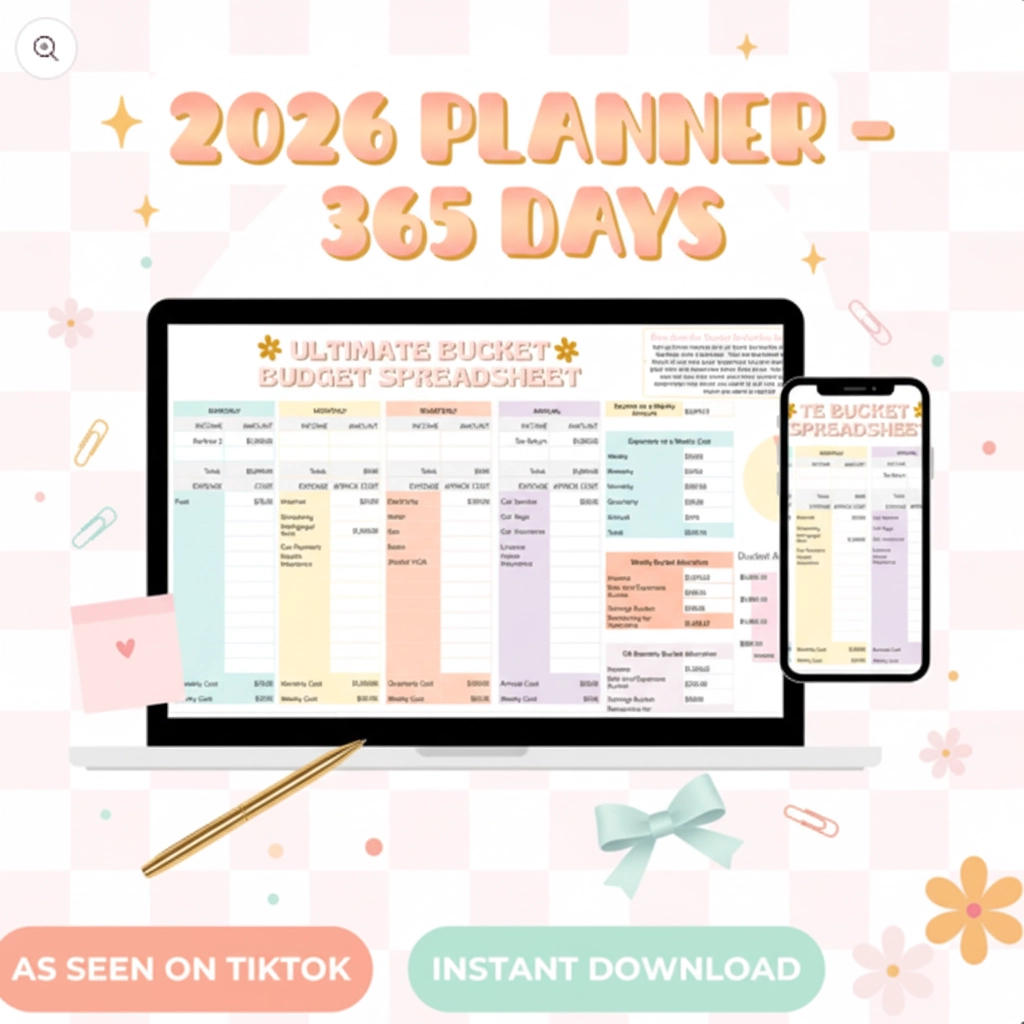 365 Days to a More Organized Life – 2026 Planner
