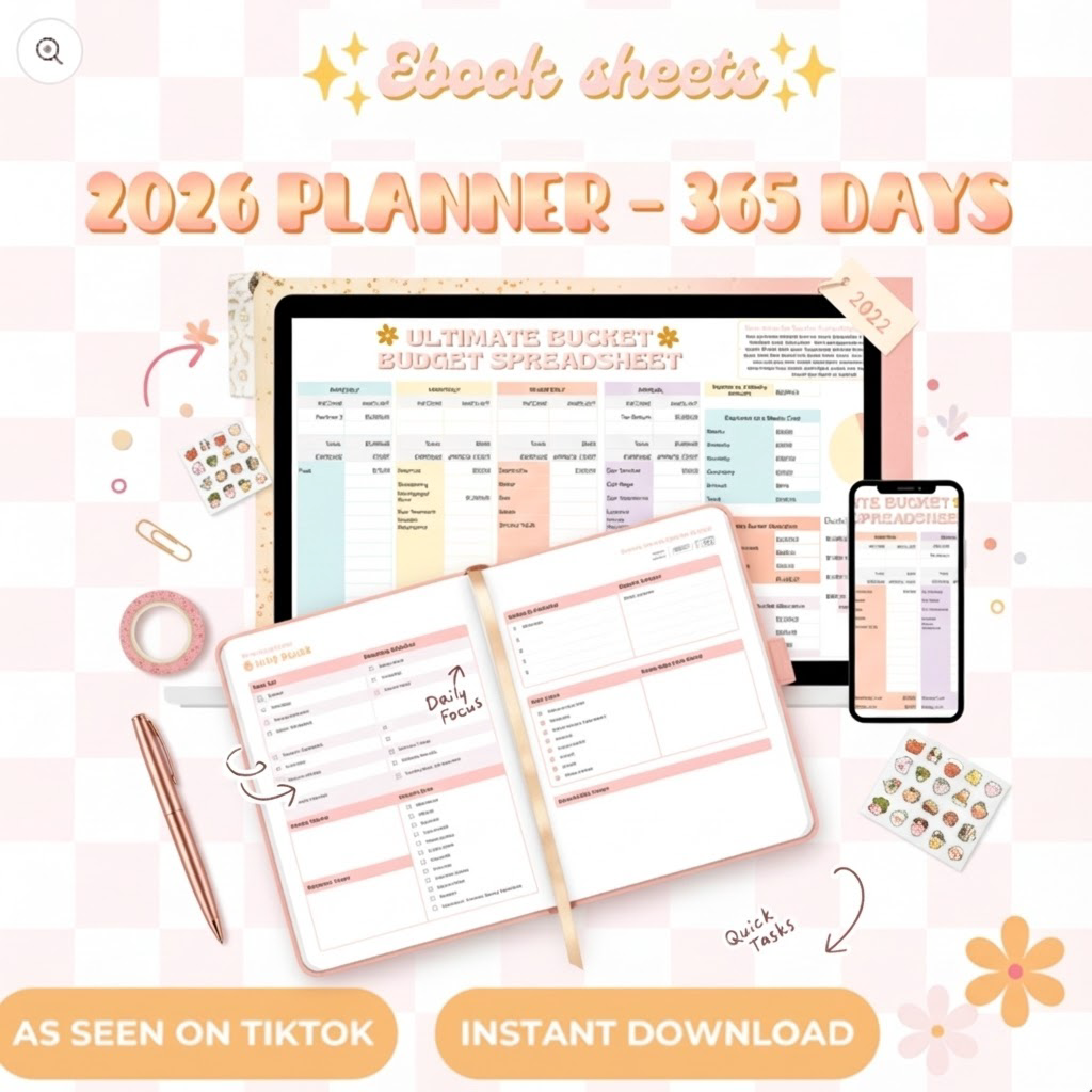 365 Days to a More Organized Life – 2026 Planner