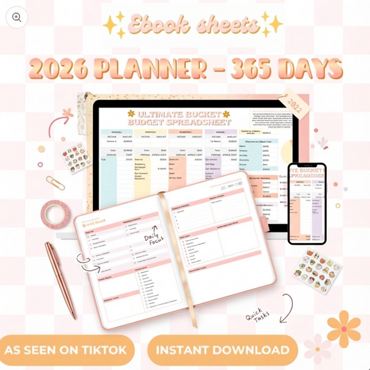365 Days to a More Organized Life – 2026 Planner